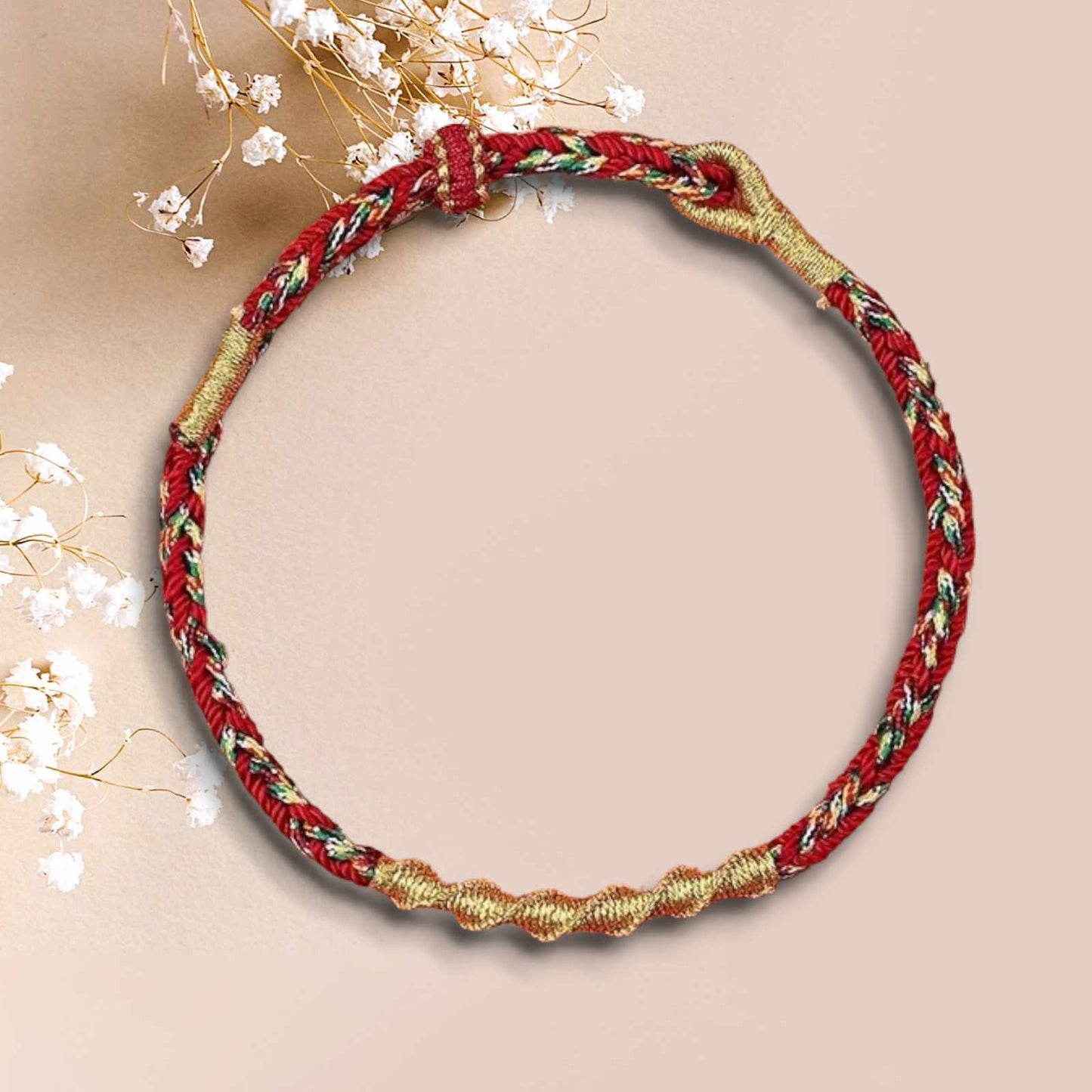 Bracelet chinois Porte bonheur tissés à la main