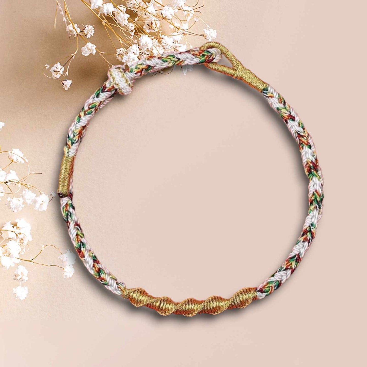 Bracelet chinois Porte bonheur tissés à la main
