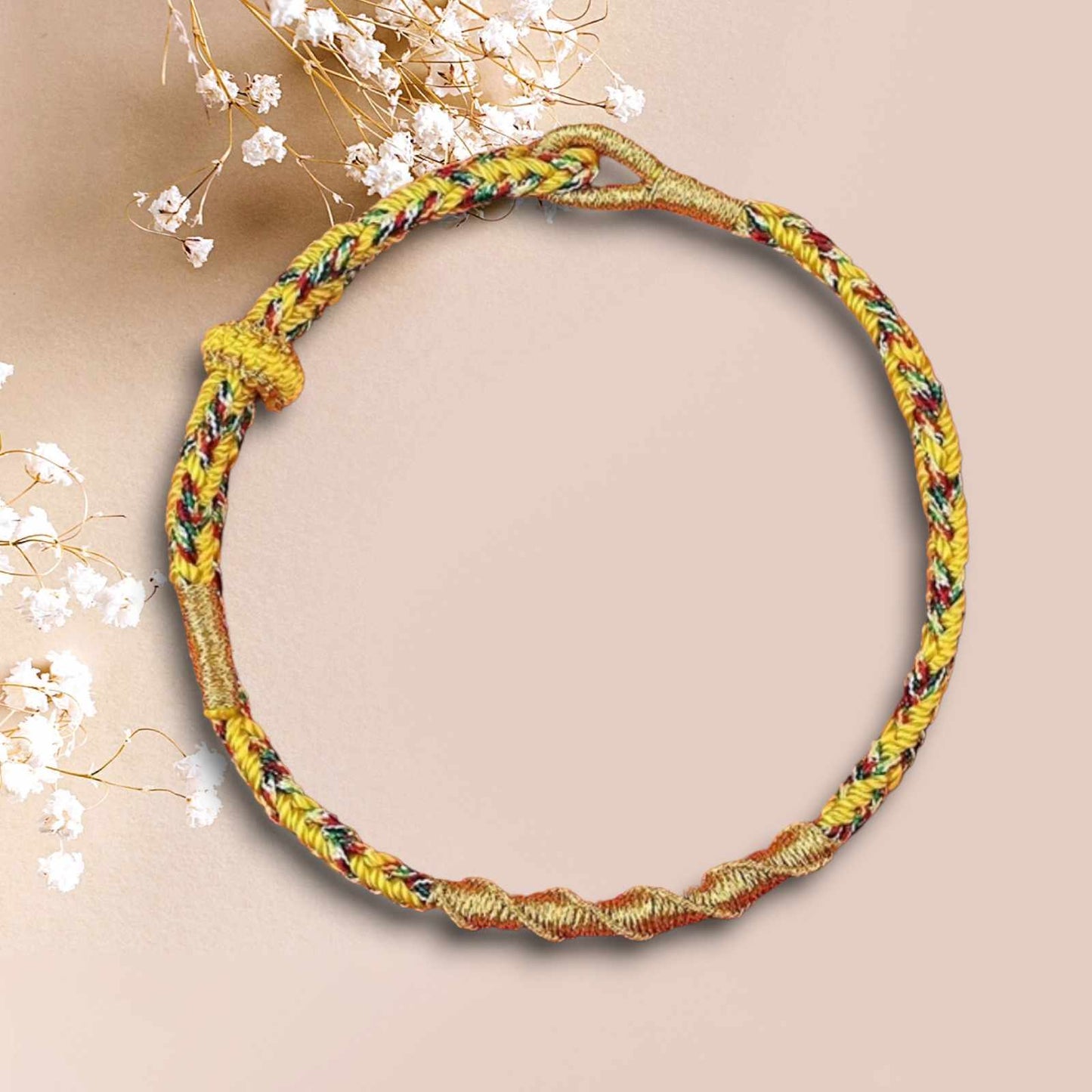 Bracelet chinois Porte bonheur tissés à la main