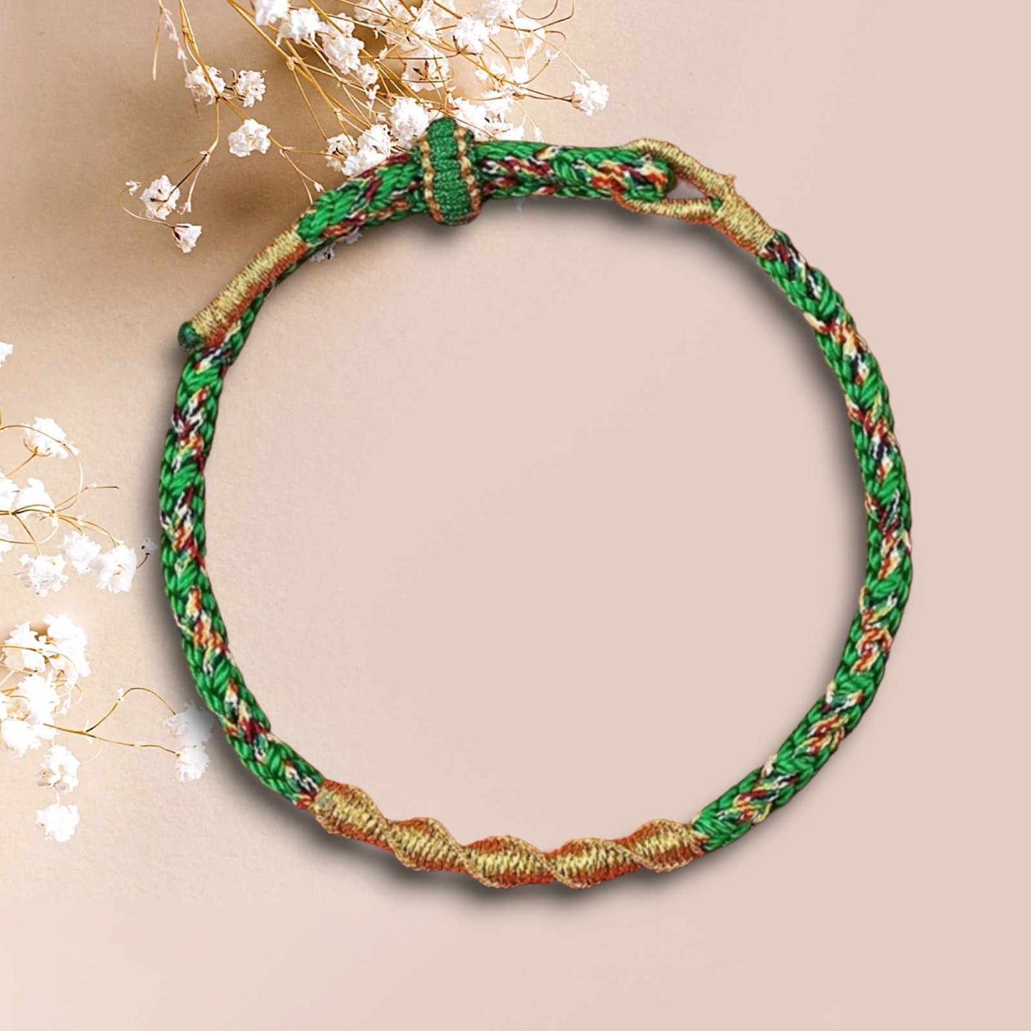Bracelet chinois Porte bonheur tissés à la main