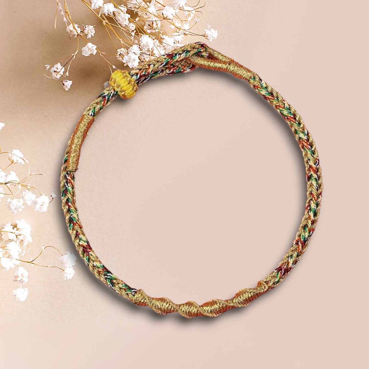 Bracelet chinois Porte bonheur tissés à la main