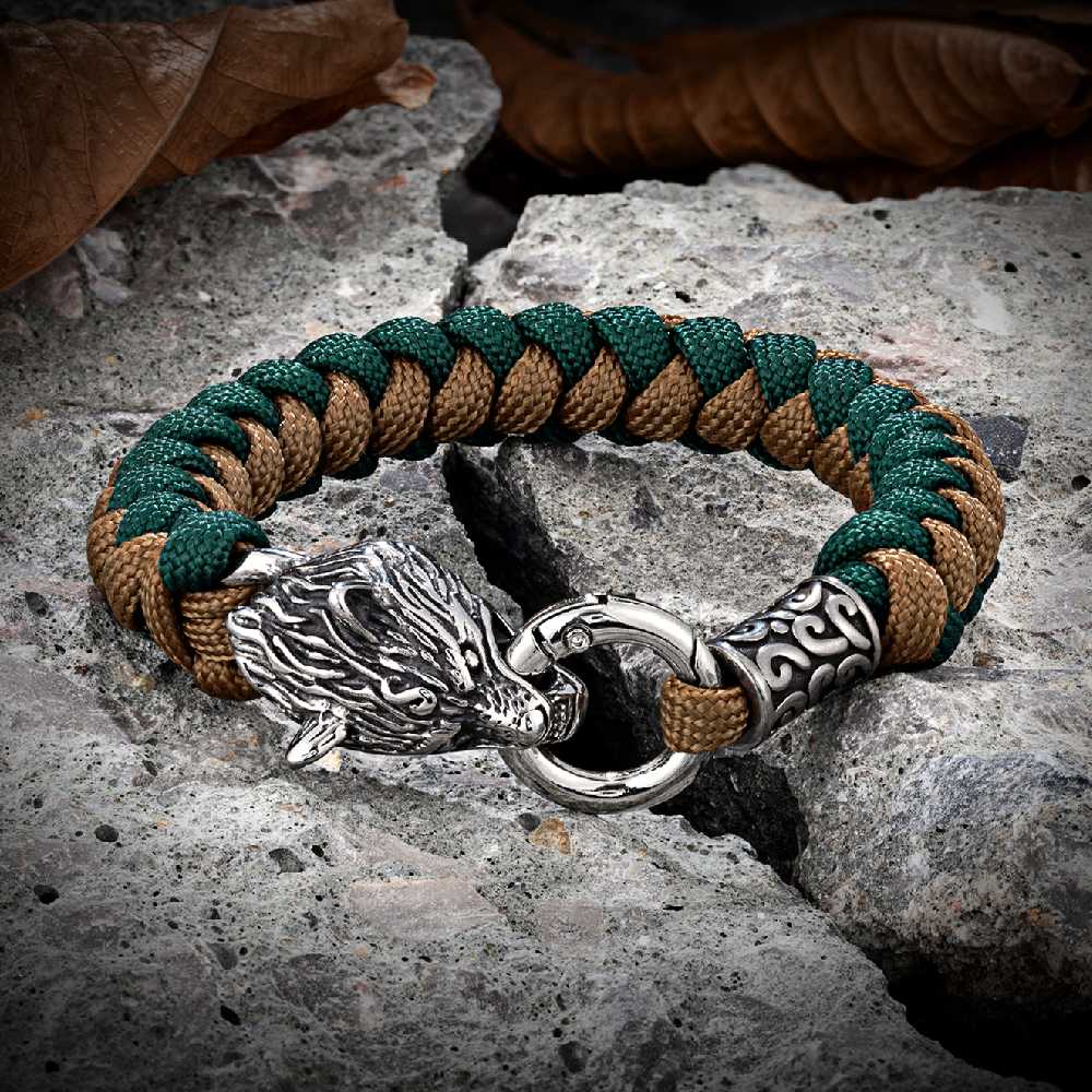 Bracelet Paracorde loup d'Odin Freki
