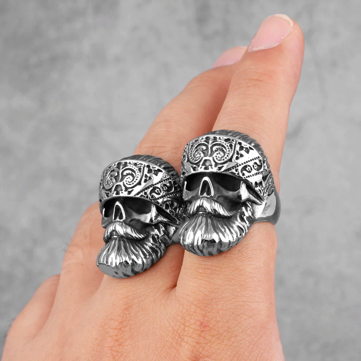 Anneaux Collection Biker skull
