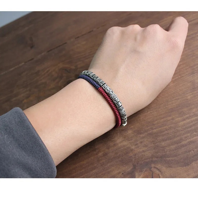 Bracelet Bouddhiste Tibétain traditionnel en Laiton