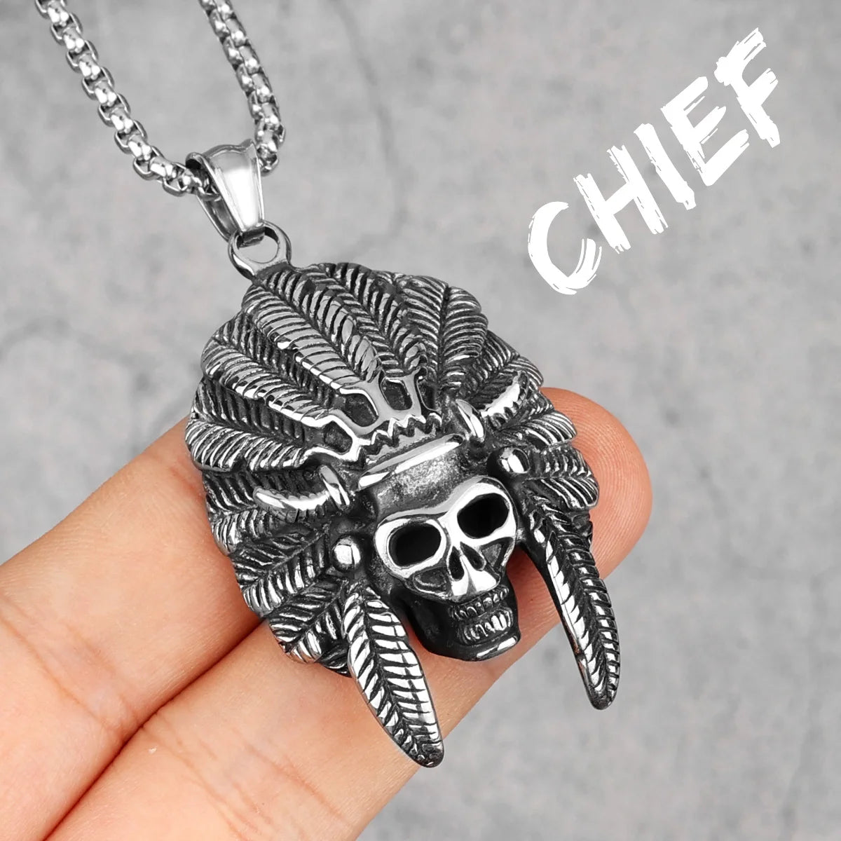Pendentif Chief Skull