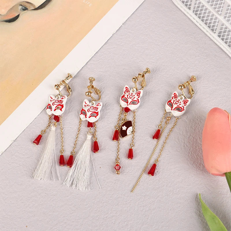 Boucle d'oreilles Masque de renard