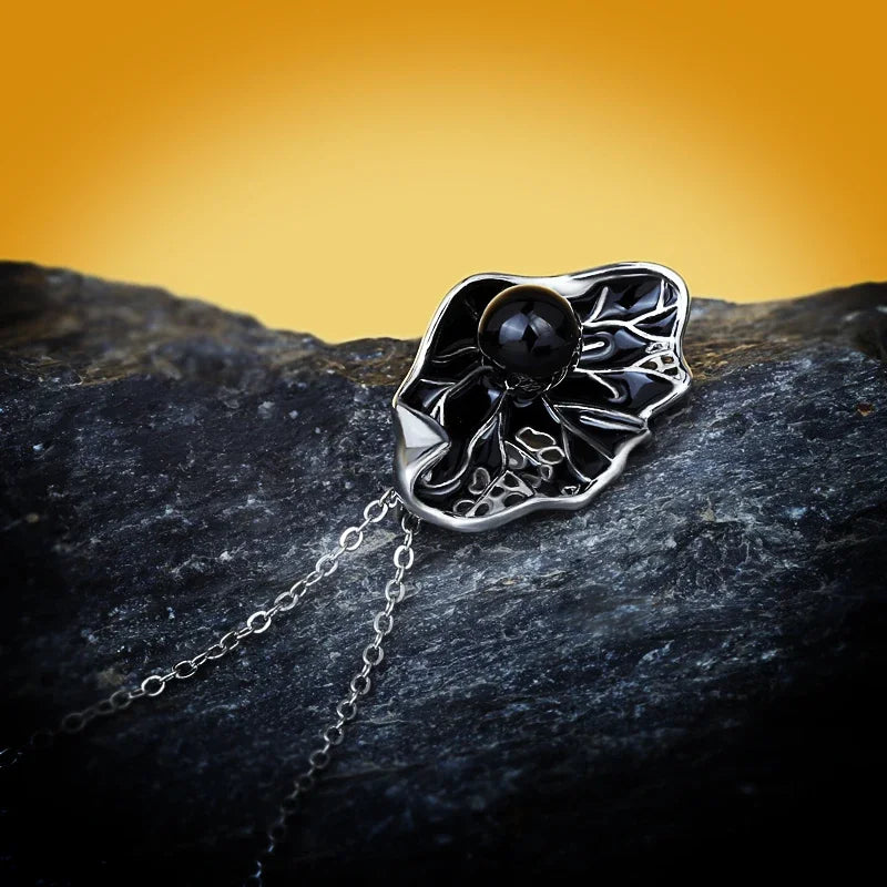 Pendentif Black Pearl Argent S925