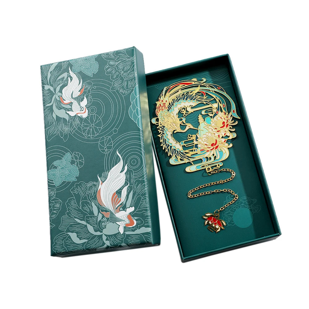 Marque page Bêtes divine chinoise