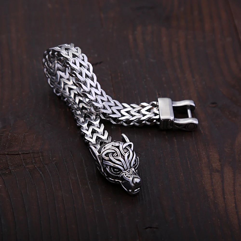 Bracelets Viking Tête de loup