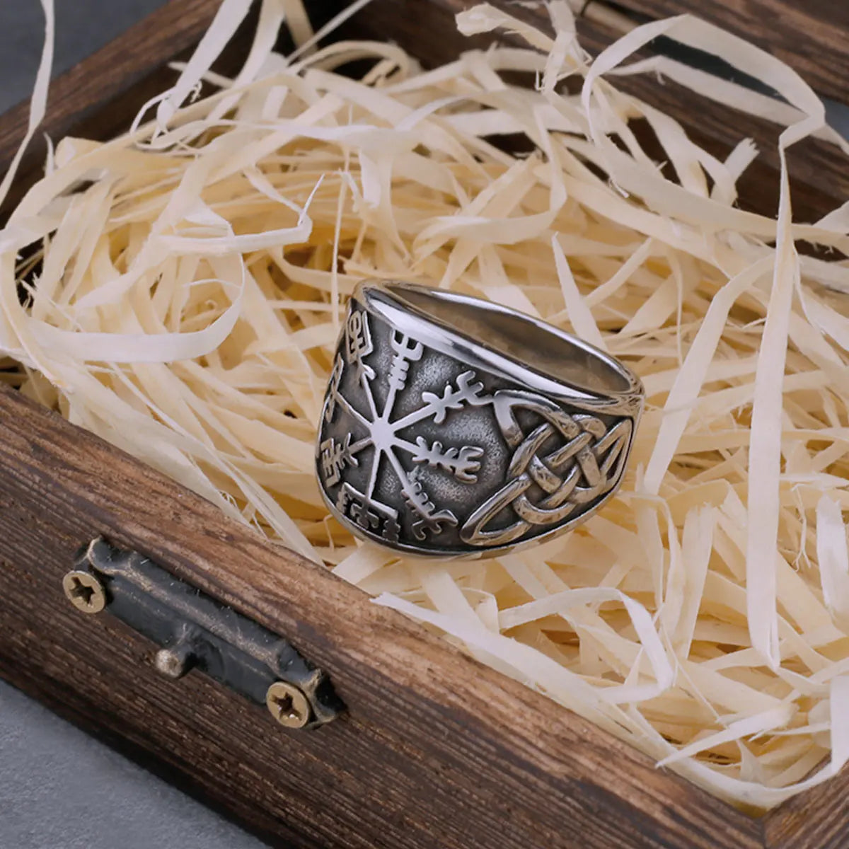 Bagues Boussoles Viking Vegvisir
