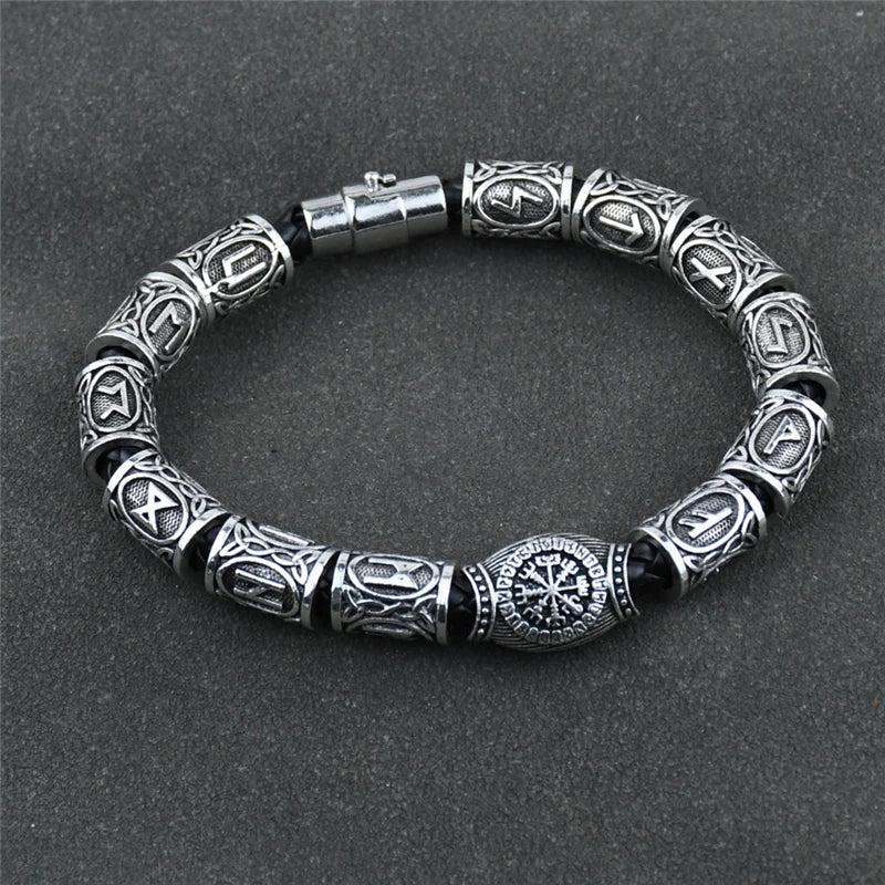 Bracelet Viking Vegvisir 3/11/13 Runes
