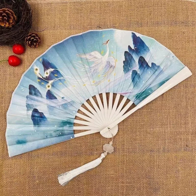 Eventail traditionnel Légendes chinoise