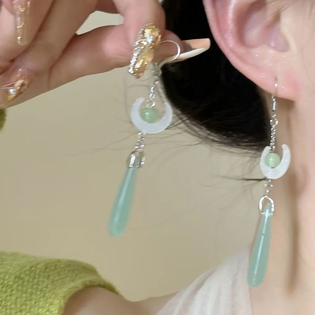 Boucle d'oreilles chinese fantasy