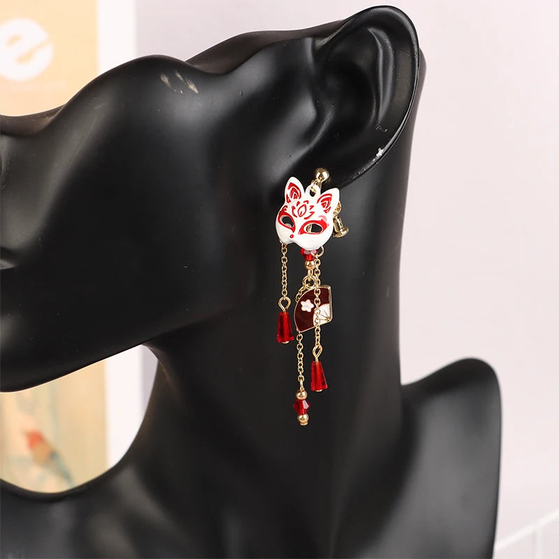 Boucle d'oreilles Masque de renard