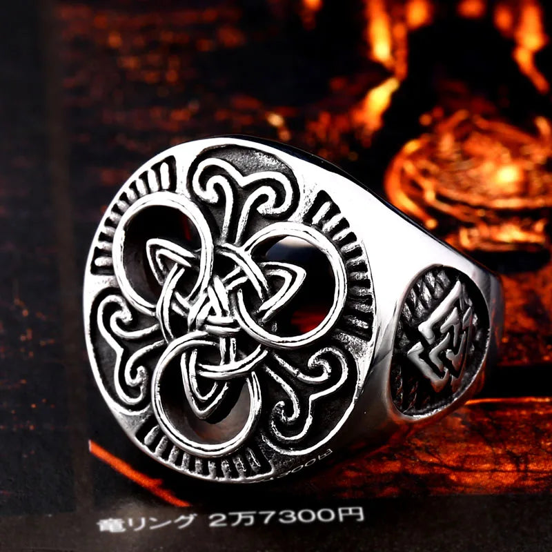 Beier 316L Stainless steel nose viking men ring Dragon Animal Pagan Odin Amulet Vegvisir scandinavian fashion jewelry BR8-622