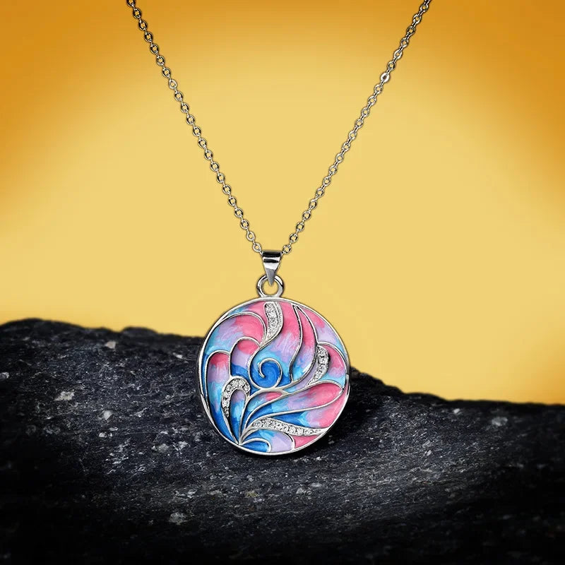 Pendentif Flamme dansante Argent S925