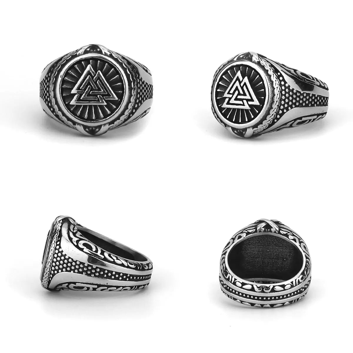 Anneau Viking Valknut 2025