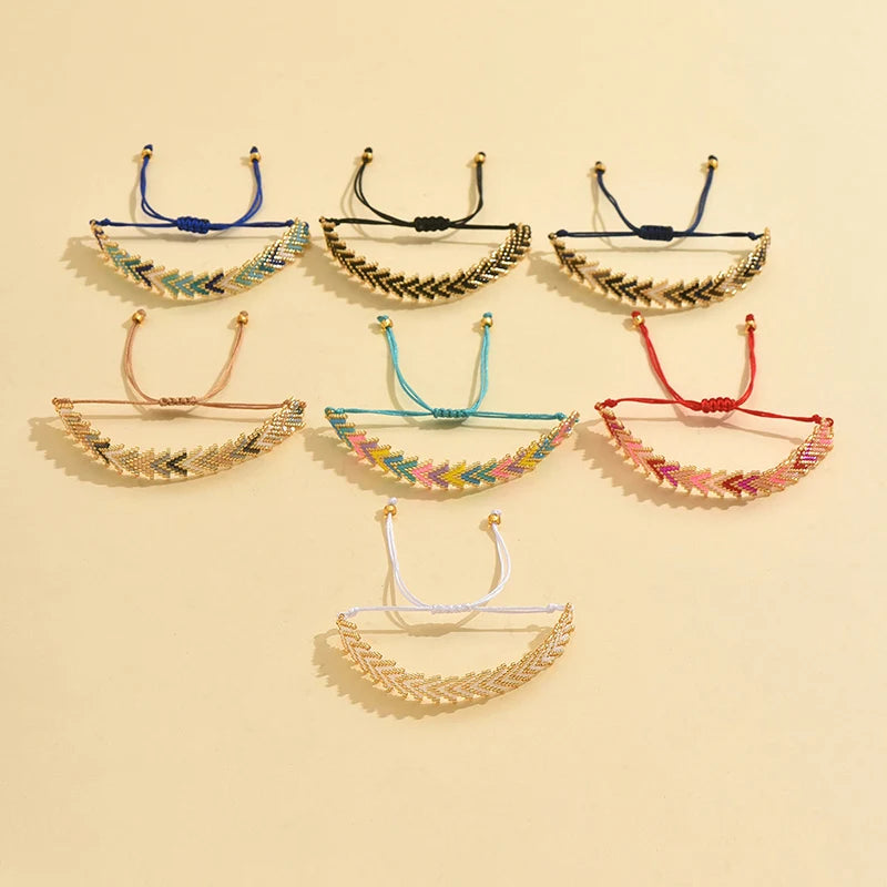 Bracelet Ajustable Bohemien style Miyuki