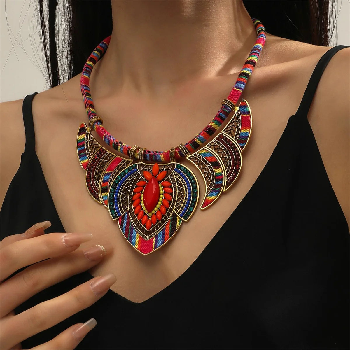 Pendentif Bohemien wind retro