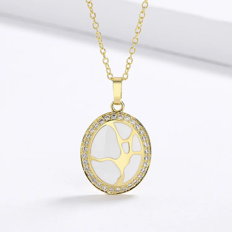 Set Bijoux Lumière Nacré Bague/Boucle d'oreilles/Pendentif Fait main