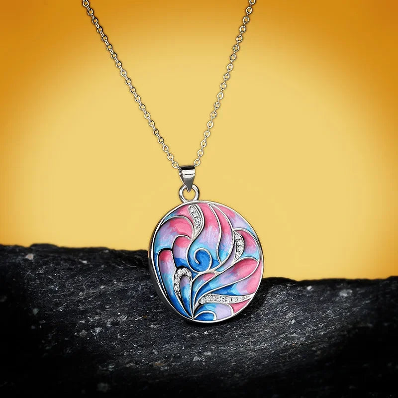 Pendentif Flamme dansante Argent S925