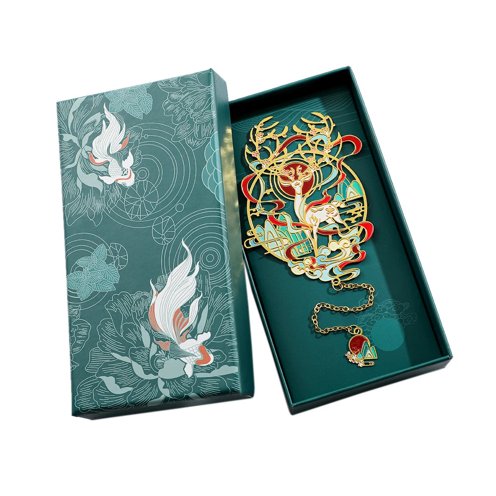 Marque page Bêtes divine chinoise