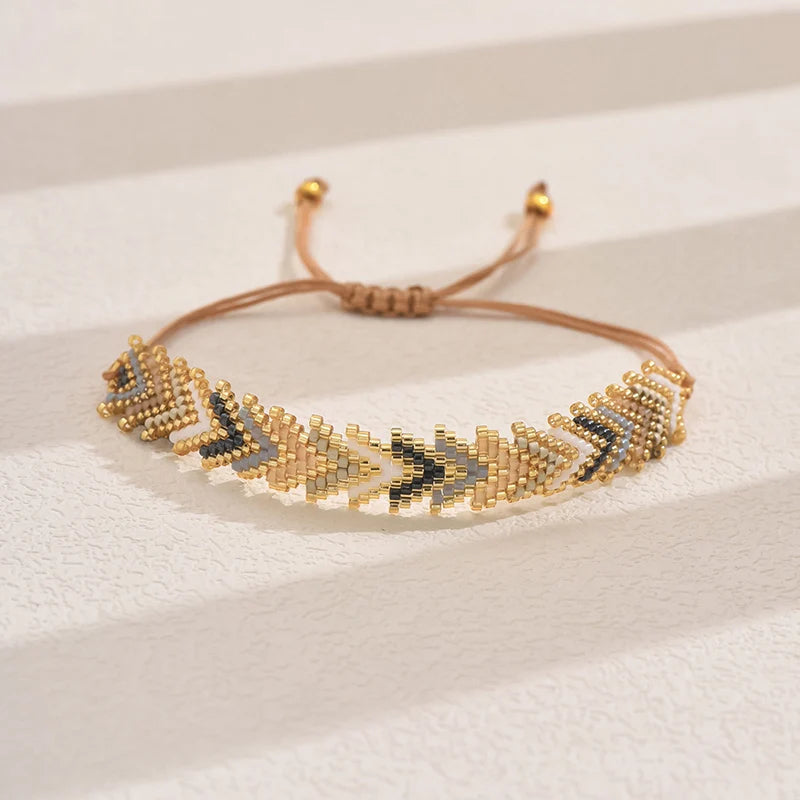 Bracelet Ajustable Bohemien style Miyuki