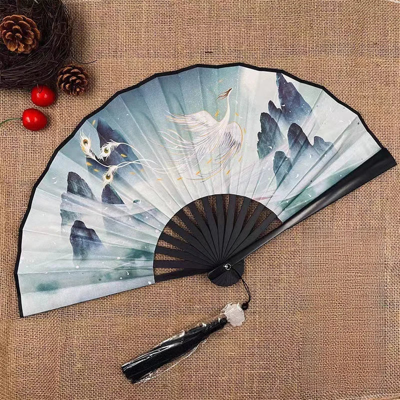 Eventail traditionnel Légendes chinoise