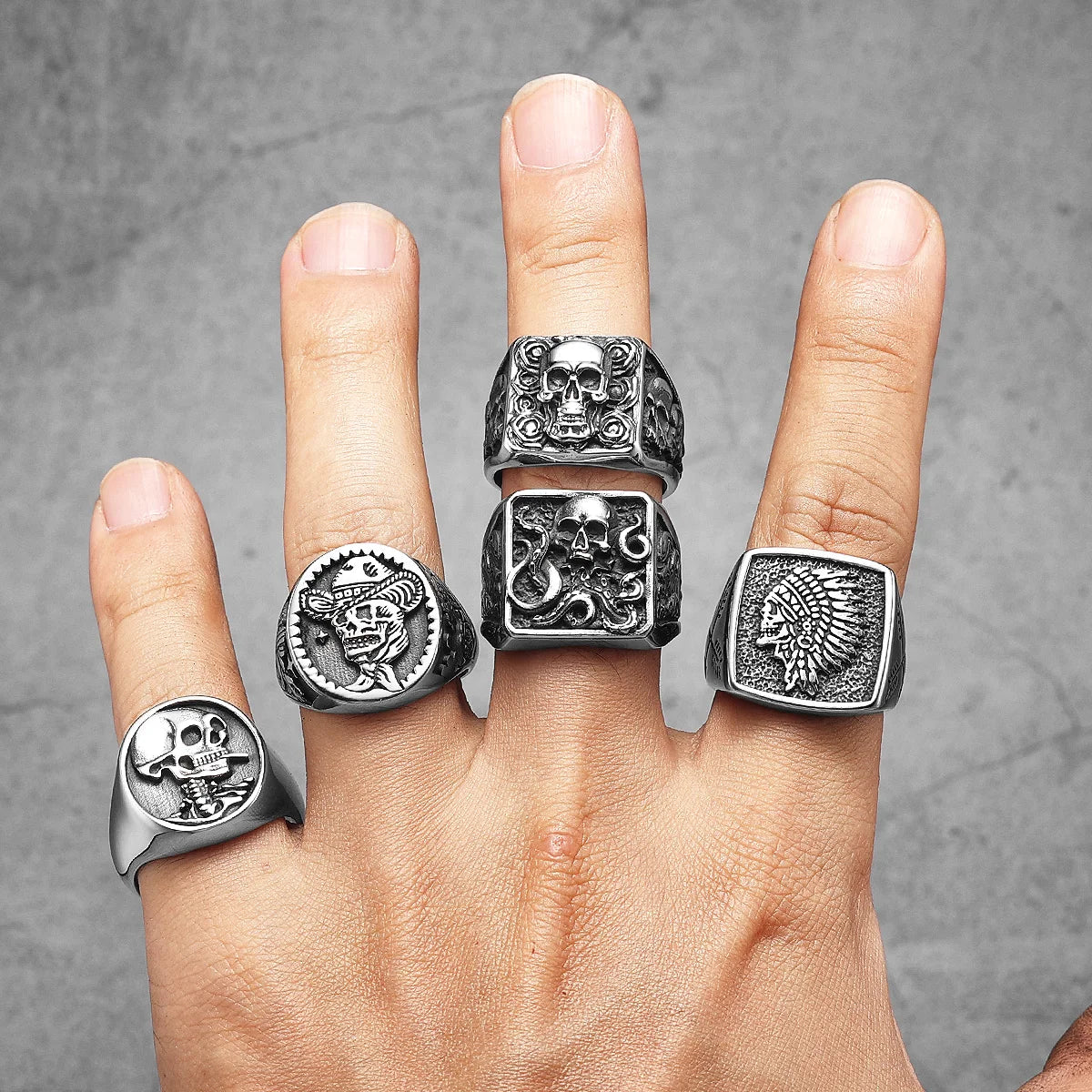 Chevalière Collection Skull&COOL