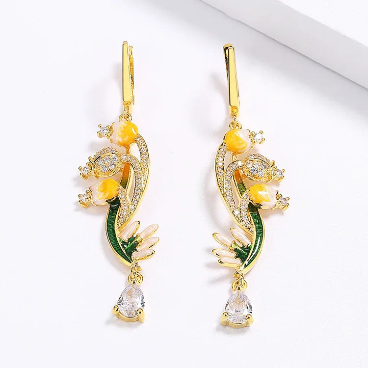 Set bijoux fleur de Lys Bague/Boucle d'oreille/Pendentif Fait main