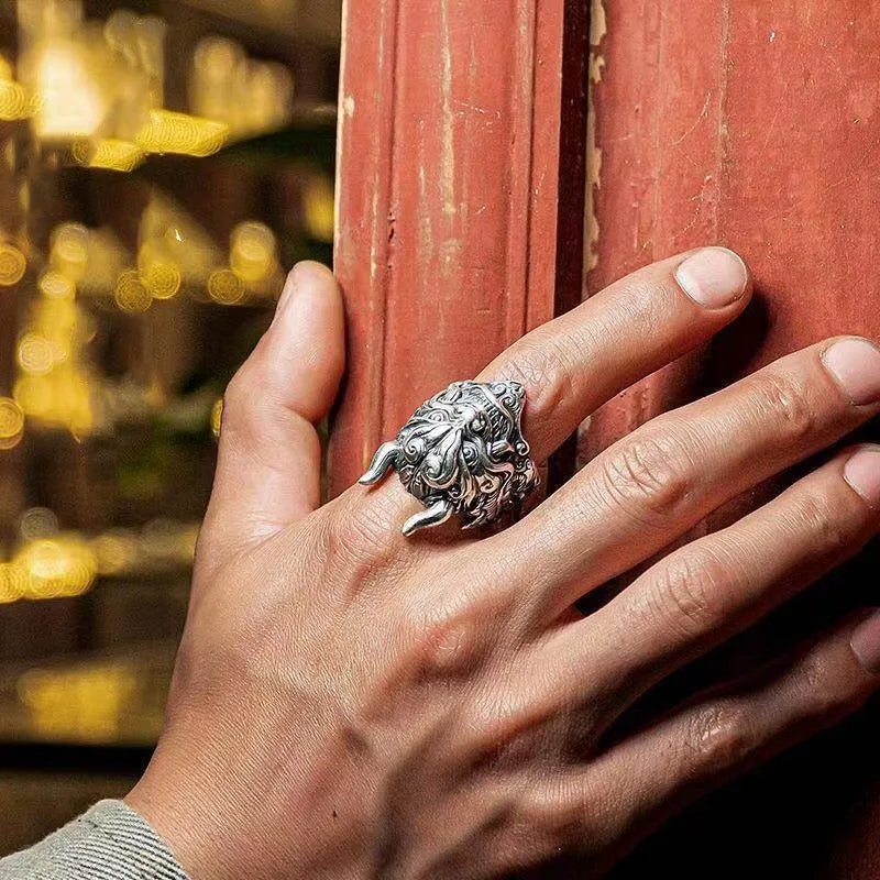 Bague Masque de Mahakala