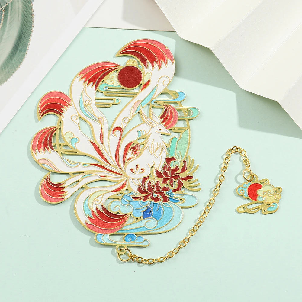 Marque page Bêtes divine chinoise