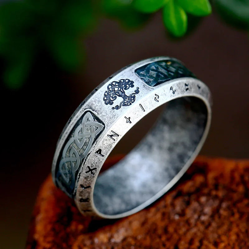 Anneaux rune viking Arbre de vie