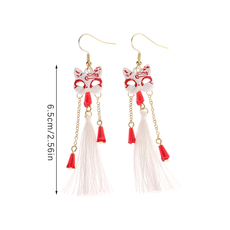 Boucle d'oreilles Masque de renard