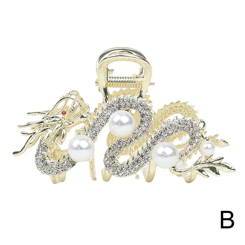 Broche "Dragon de perle "