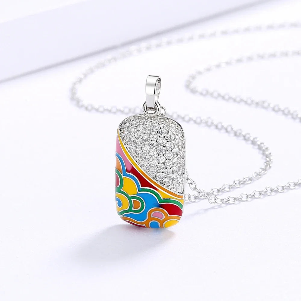 Irregular Pendentif Argent S925 & Zirconium