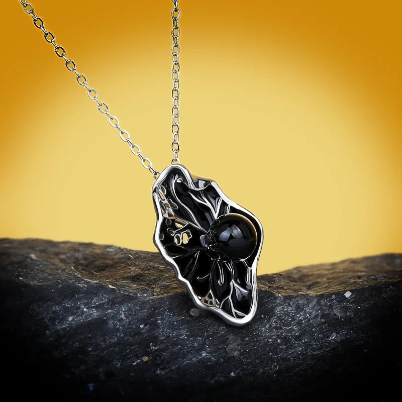 Pendentif Black Pearl Argent S925