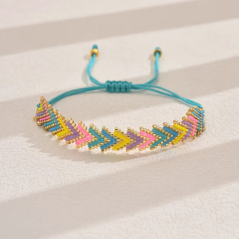 Bracelet Ajustable Bohemien style Miyuki