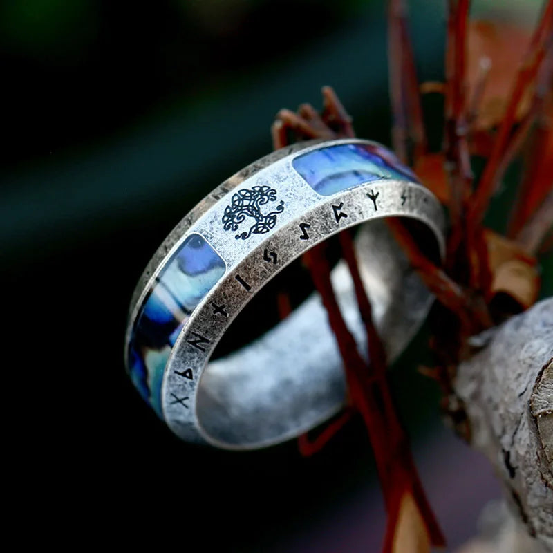 Anneaux rune viking Arbre de vie