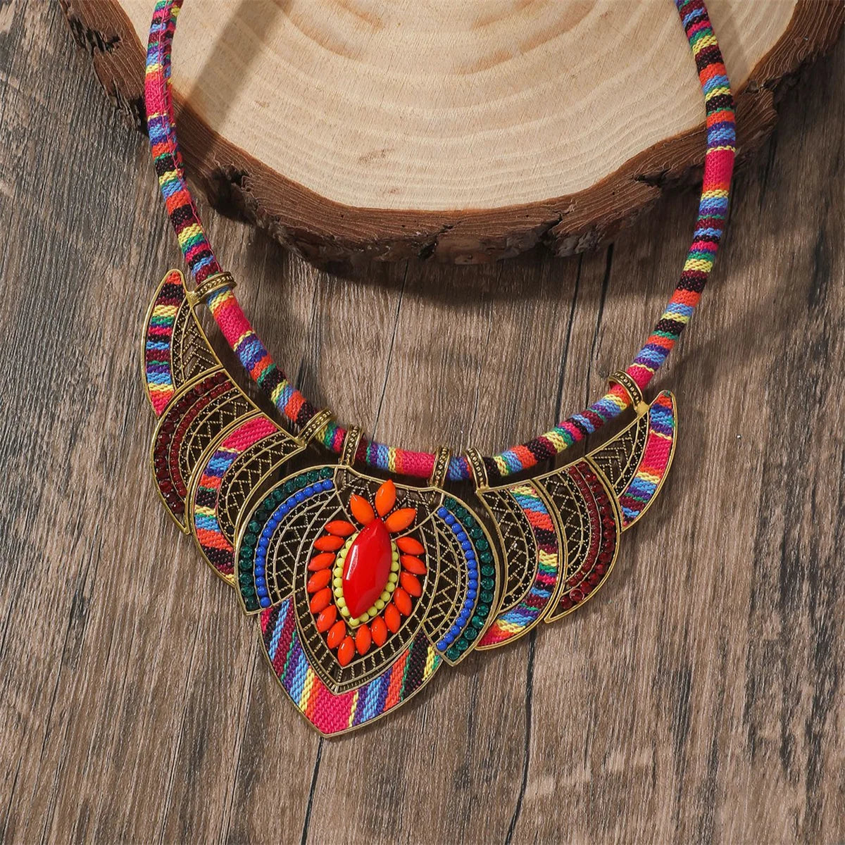 Pendentif Bohemien wind retro