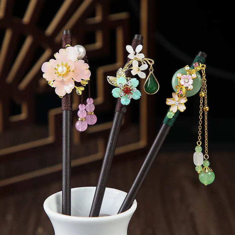 Hair Stick Flower