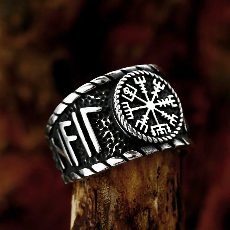 Beier 316L Stainless steel nose viking men ring Dragon Animal Pagan Odin Amulet Vegvisir scandinavian fashion jewelry BR8-622