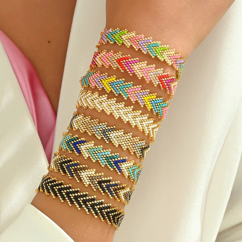 Bracelet Ajustable Bohemien style Miyuki