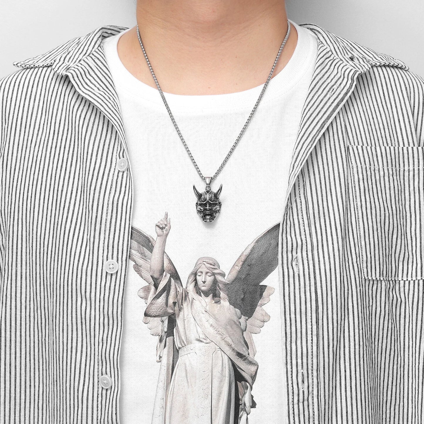 Pendentif Masque de Samurai