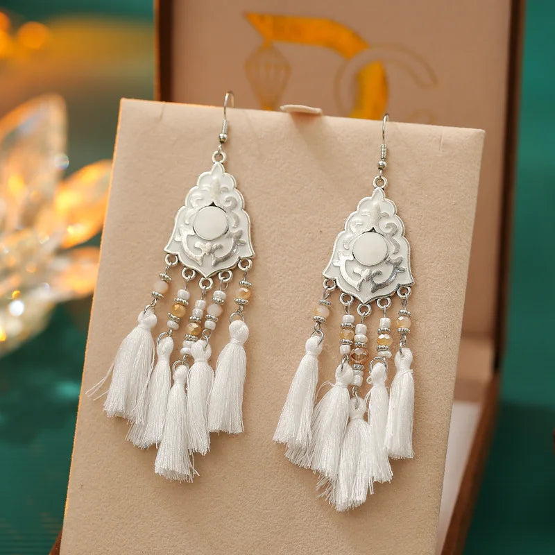 Boucle d'oreilles ethnique