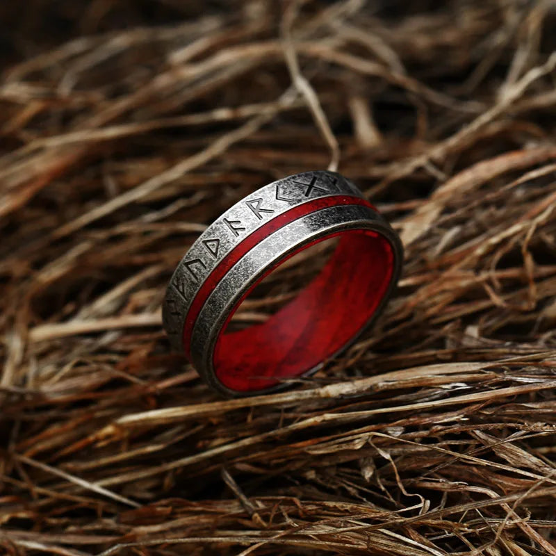 Anneaux Retro Viking Titanium Steel