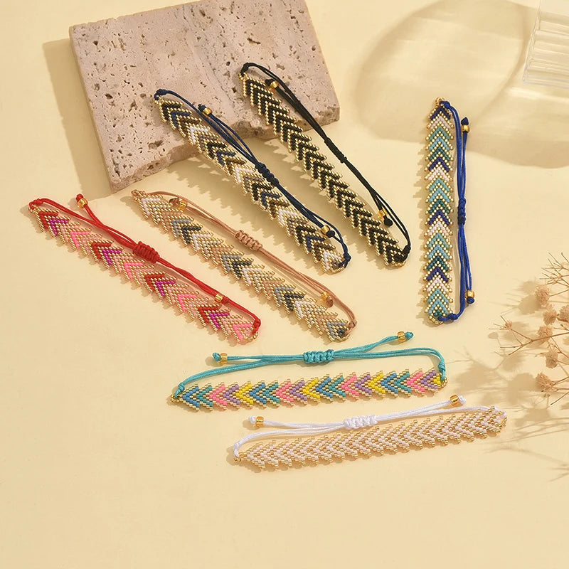 Bracelet Ajustable Bohemien style Miyuki