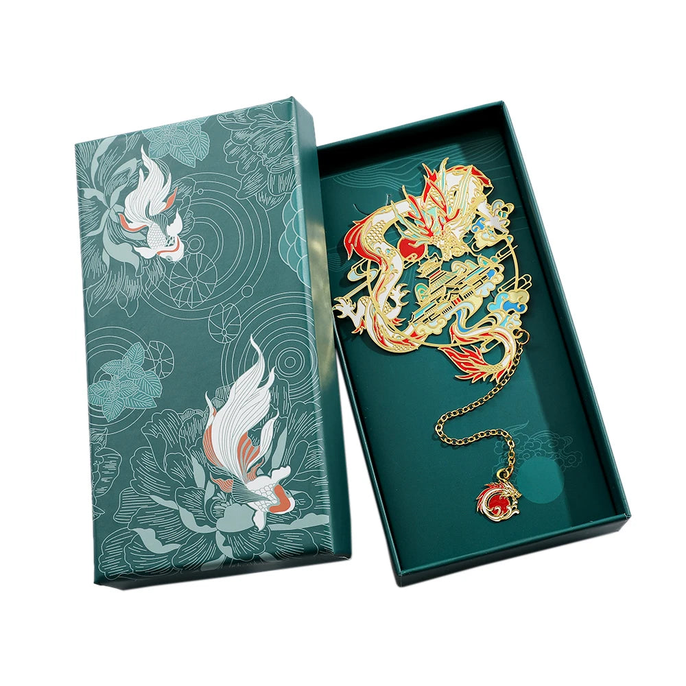 Marque page Bêtes divine chinoise