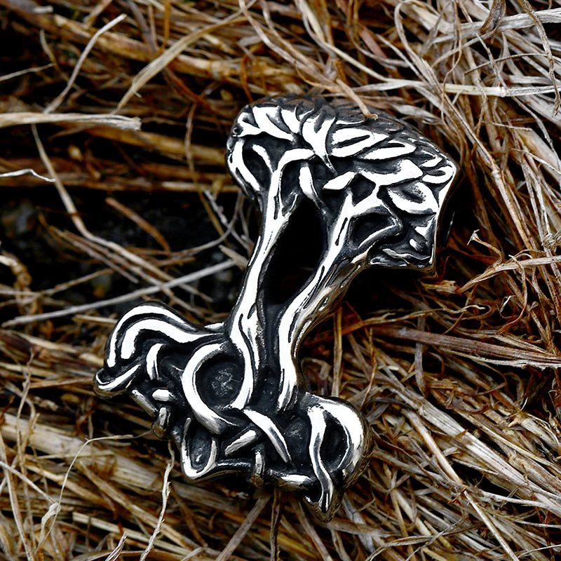 Pendentif Marteaux de Thor Mjolnir en Acier Inoxydable