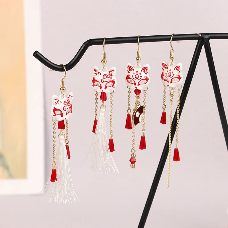 Boucle d'oreilles Masque de renard